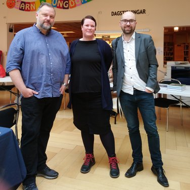 Peter Nyberg, Jenny Luks och Jimmie Svensson.